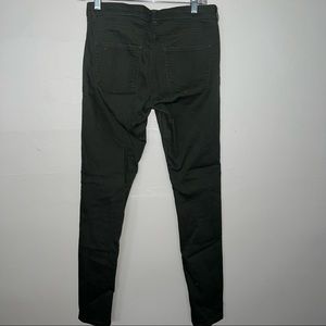 Olive green jeans size 8